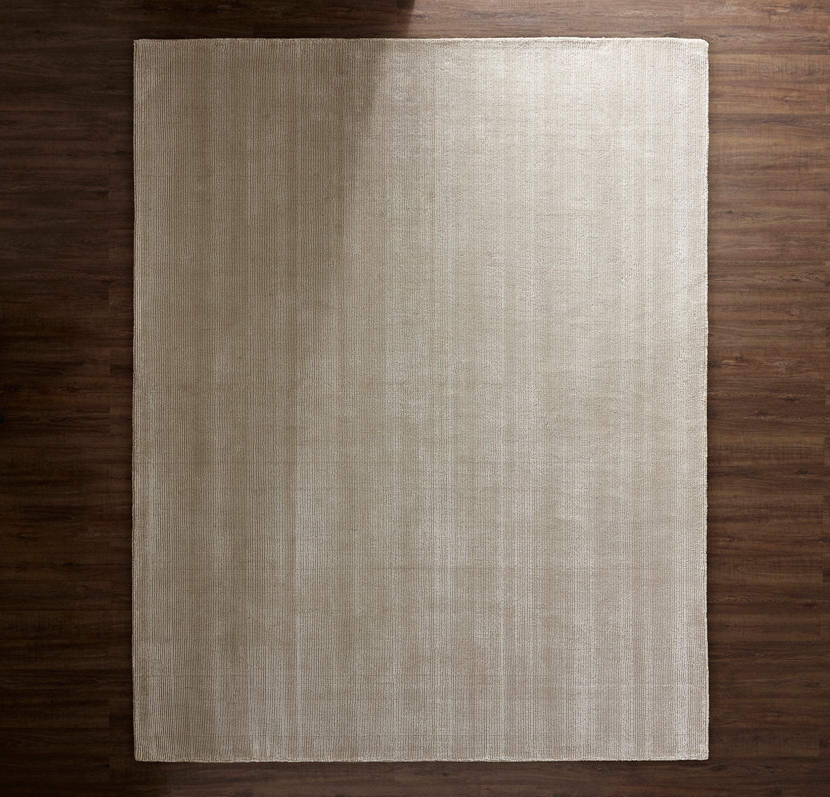 Two-Tone Ribbed Rug