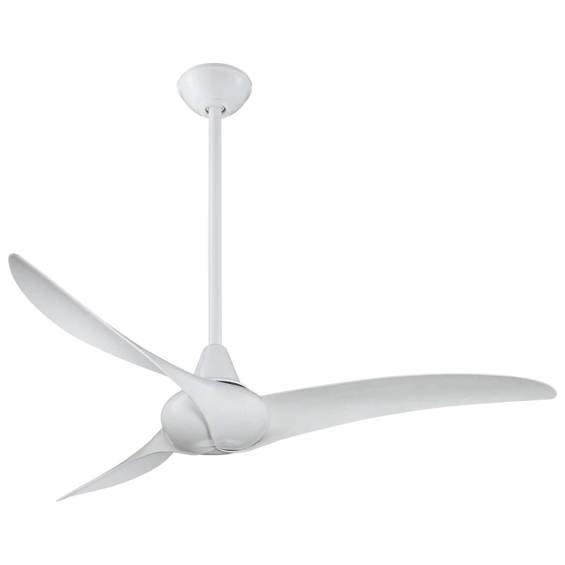 Minka-Aire Wave 52" Ceiling Fan - White - White Blades
